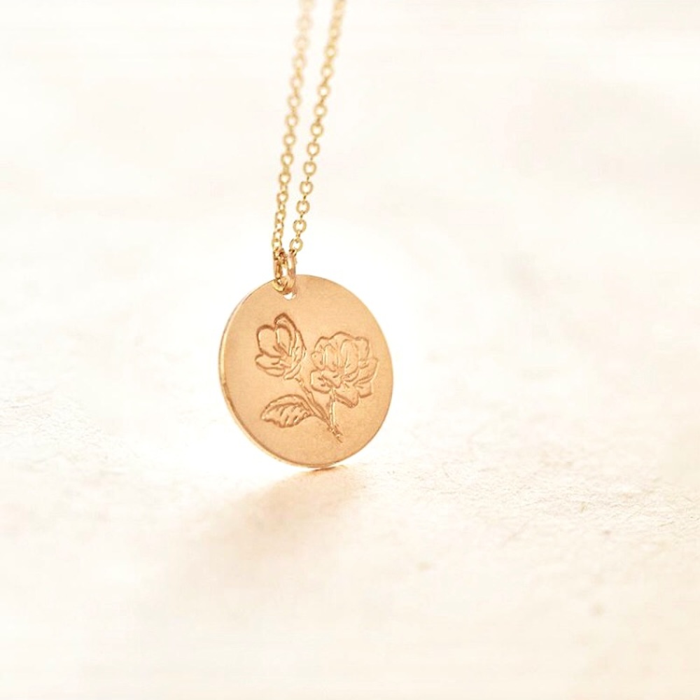 Magnolia Bohemian Minimalist Pretty Charm Necklace - Picture 4 of 6